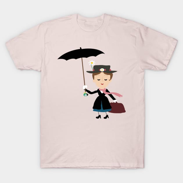 Mary Poppins T-Shirt by Lydilena